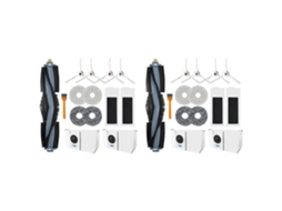 Peças De Reposição Para Aspirador Robô Ecovacs Deebot T20 Omni: Escova Lateral Principal, Filtros Hepa, Sacos De Pó E Panos De Limpeza._glo