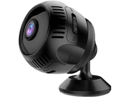 Minicâmera esportiva Bestvite X7 4K 1080P sem fio WiFi DVR com visão noturna infravermelha (preta)