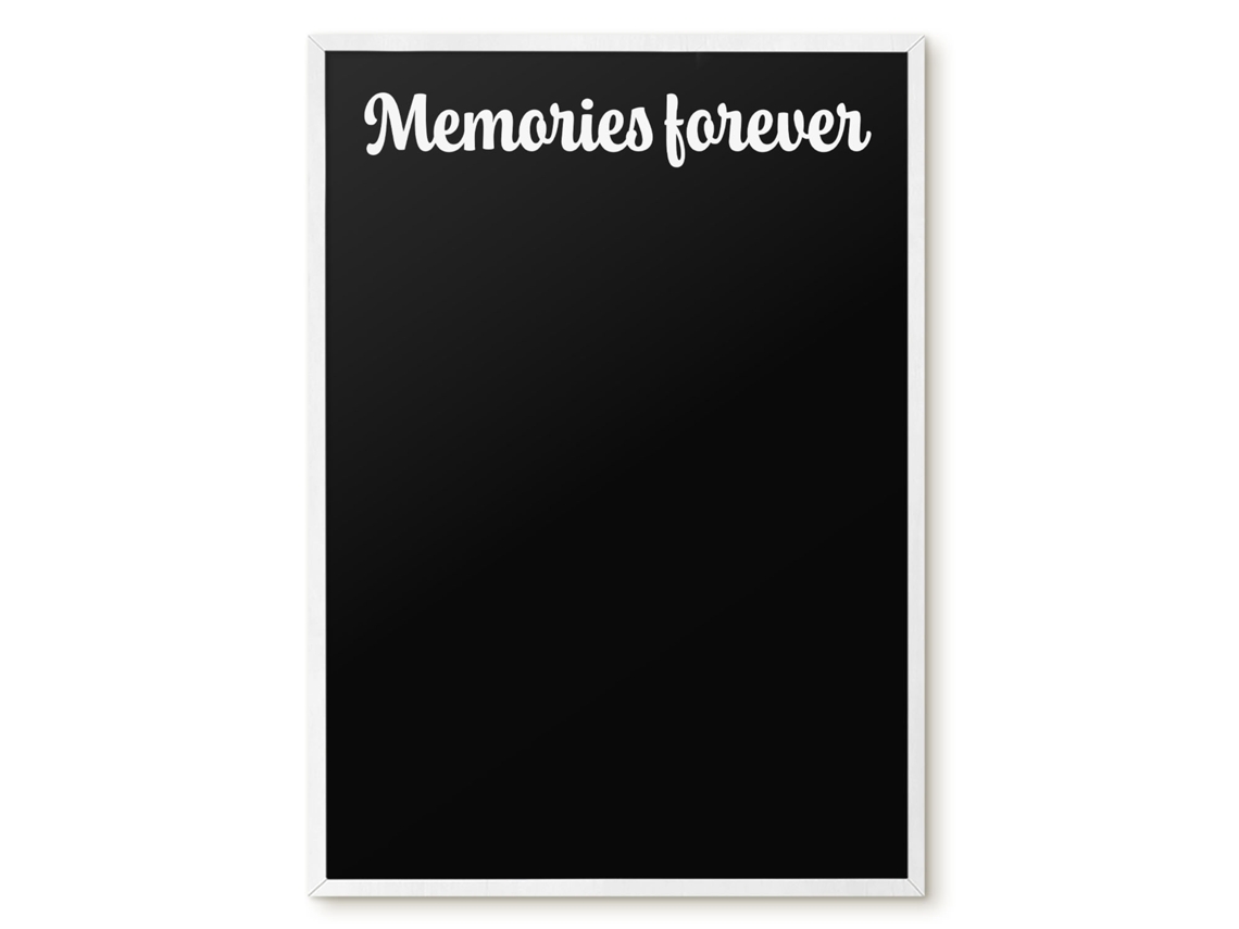 Magnetic Glass Board Memories Forever For The Hall Espelharte (50x70 Cm)