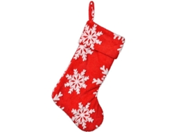 Medias De Navidad Rojas Grandes Calcetines De Navidad Decoración Navideña Saco De Regalo