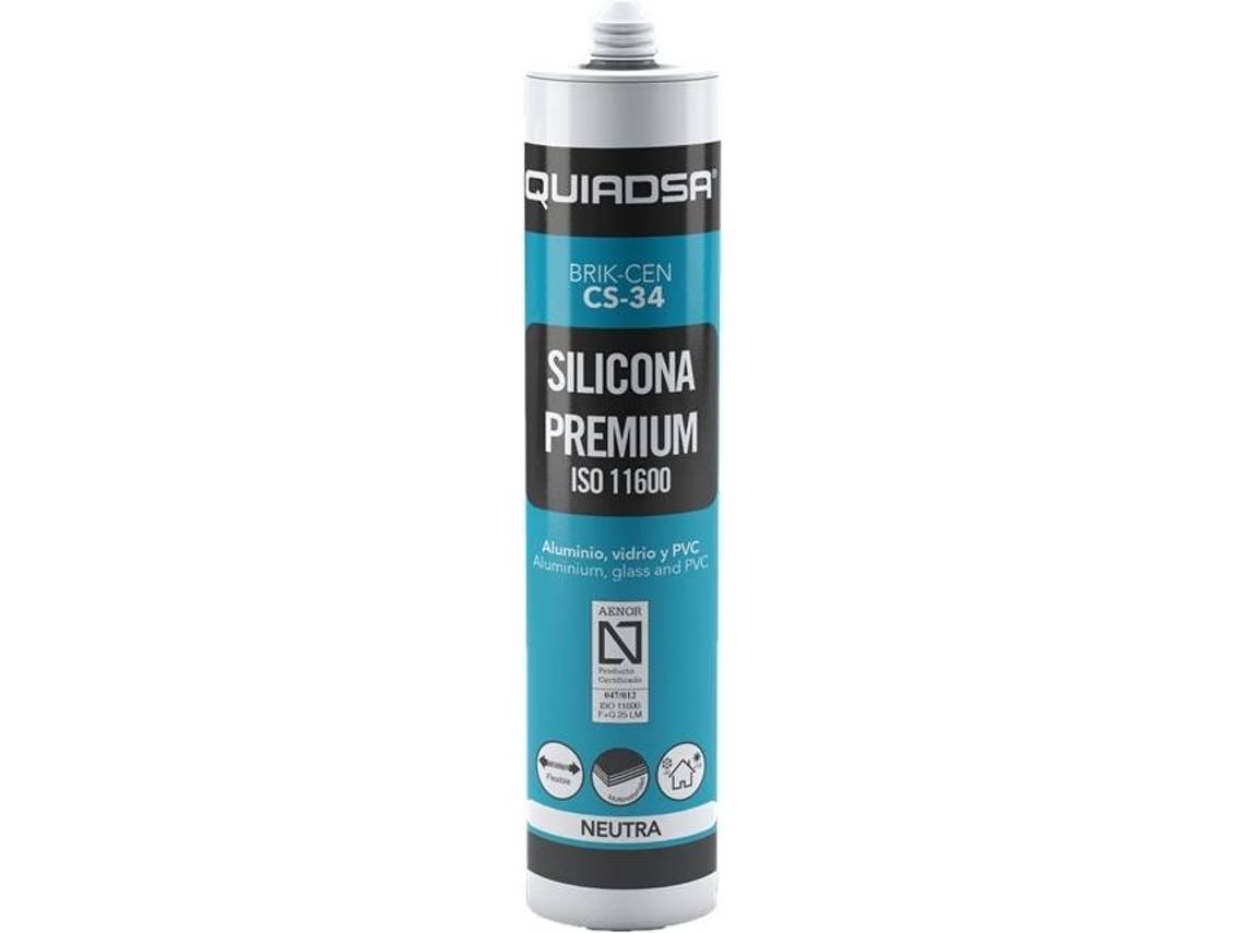 Silicone QUIADSA CS-34 Neutro Transparente (300ml)