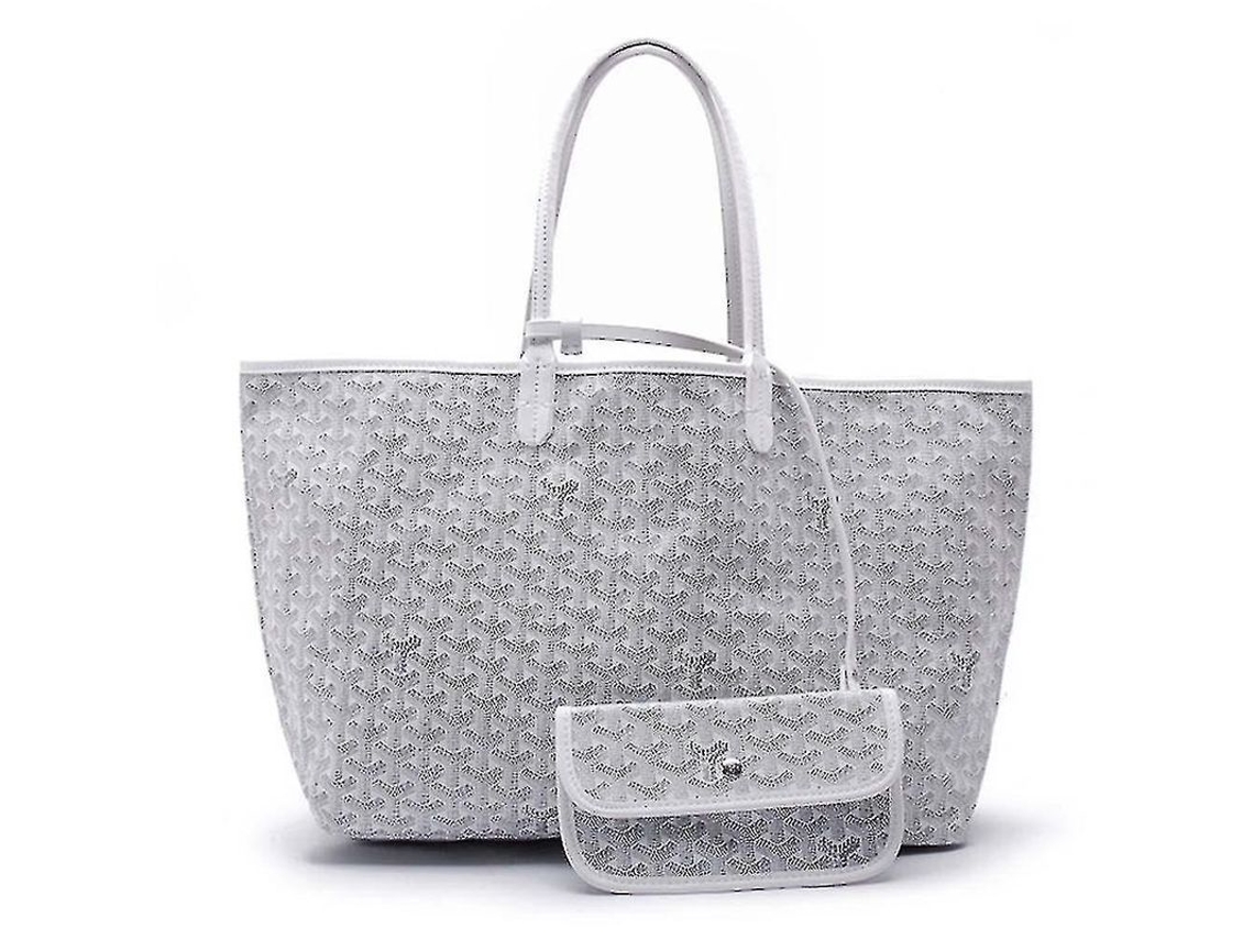 Bolsa Tote de couro PU para mulher, grande capacidade, impermeável, para praia e uso diário (S/MARCA)