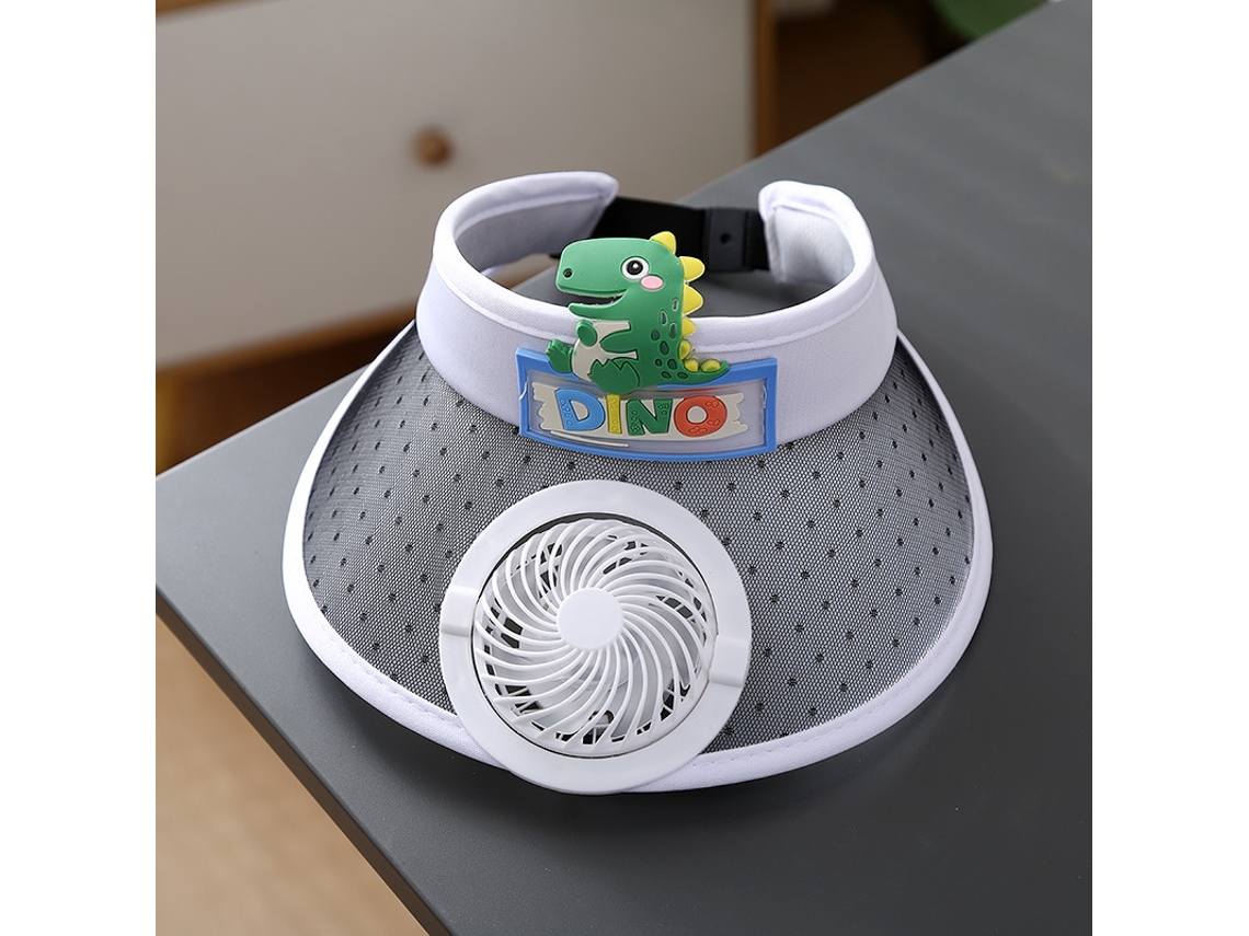Chapéu com Ventilador Movido a Energia Solar para Viagens Ao Ar Livre e Ciclismo, Proteção Solar e Proteção Contra o Sol. MDUG (bailong)