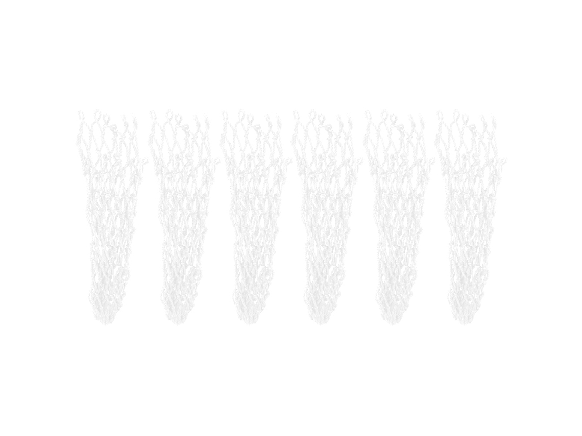 6pcs Bolsa De Malha Para Mesa De Bilhar Com Vida Longa Bolsa De Bilhar (branco)