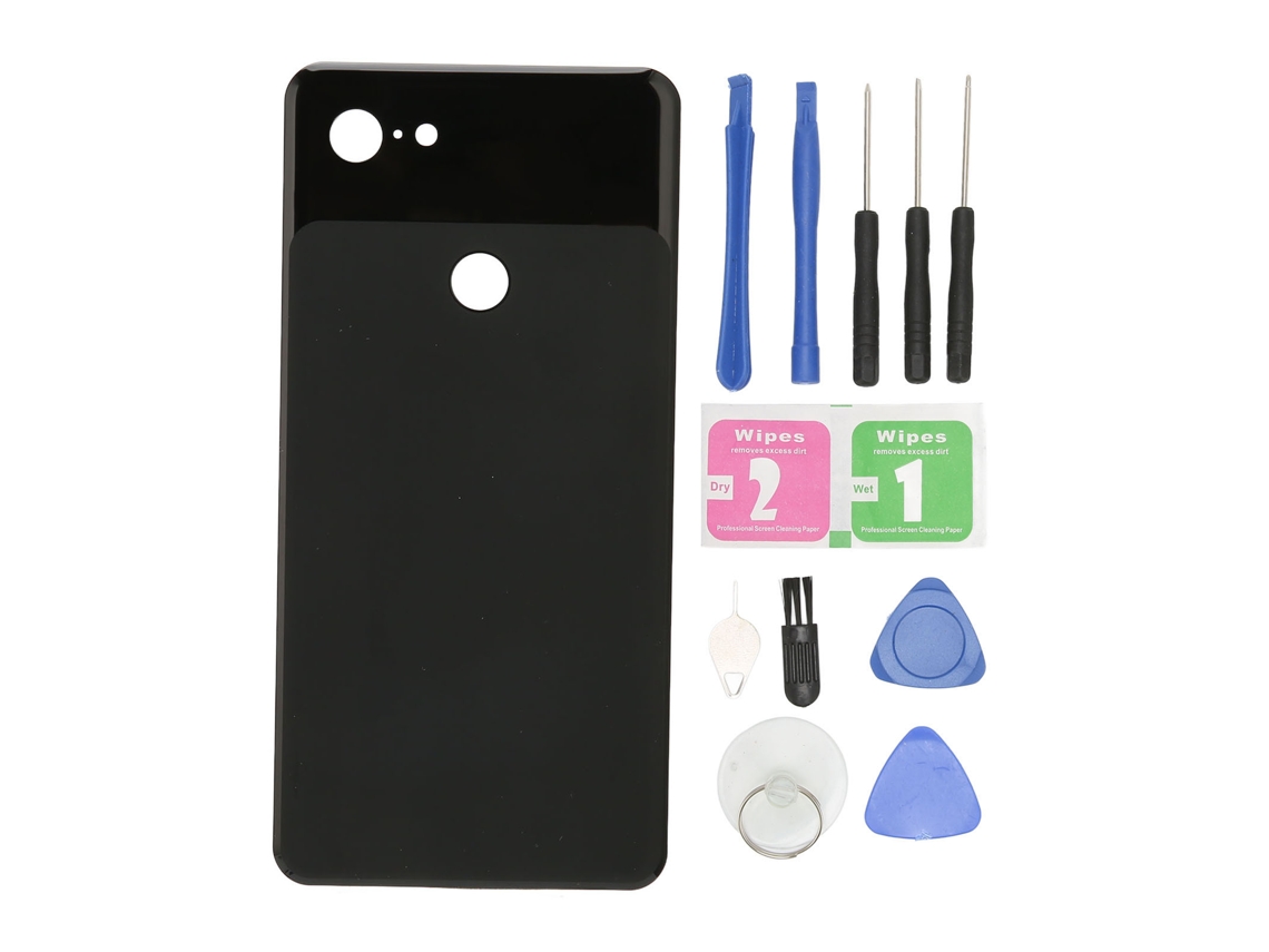 Tampa Traseira Bateria LAXISCREED Pixel 3xl Vidro Preto 6.3 Polegadas