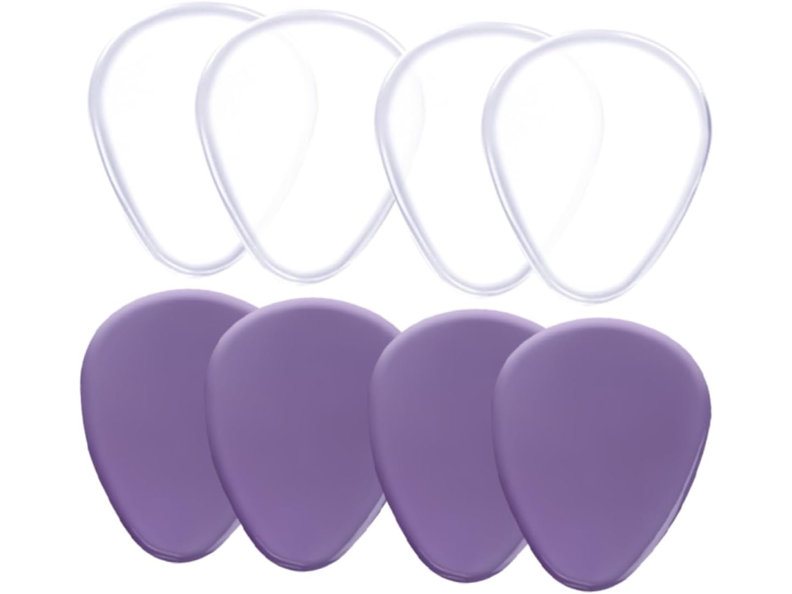 4 Pares De Almofadas Gel Para A Parte Frontal Do Pé, Para Calcanhares, Almofadas Metatarsais Antiderrapantes, Almofadas