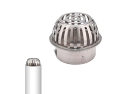 Protetor De Canalizações De Folhas Em Aço Inoxidável 304 Para Drenagens E Pipes De 50mm A 110mm