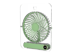 Ventilador de Mesa EIFSON Dobrável 5 Velocidades Transparenteverde