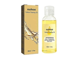 Óleo Esfoliante Amarelo Para Rosto E Corpo, Óleo Esfoliante Para Pele Escura, Clareador De Manchas Escuras