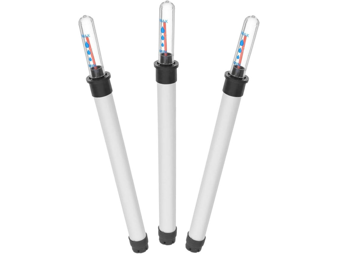 Indicador De Nível Água Iplusmile Com Uso Conveniente E Design Robusto Para Plantas Interior, Conjunto 3 Medidores