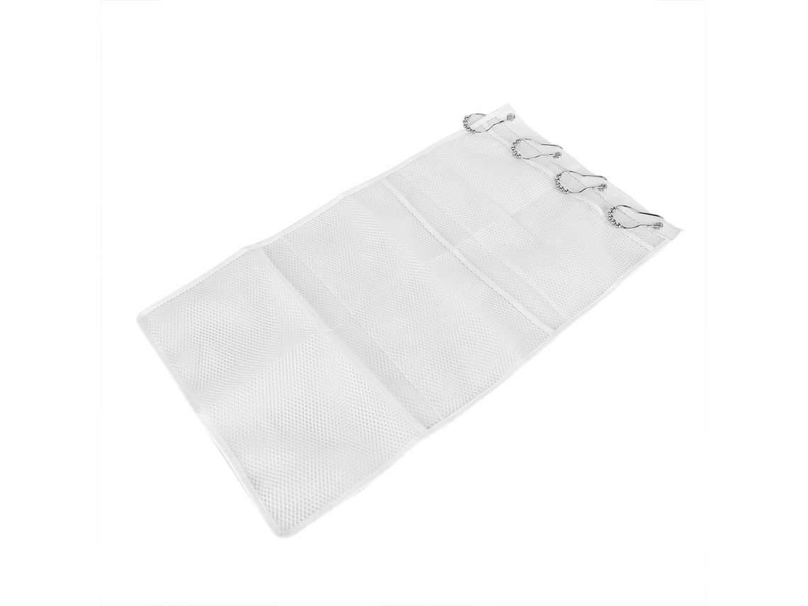 Bolsa de Armazenamento de Malha com 6 Bolsos para Banheiro e Brinquedos