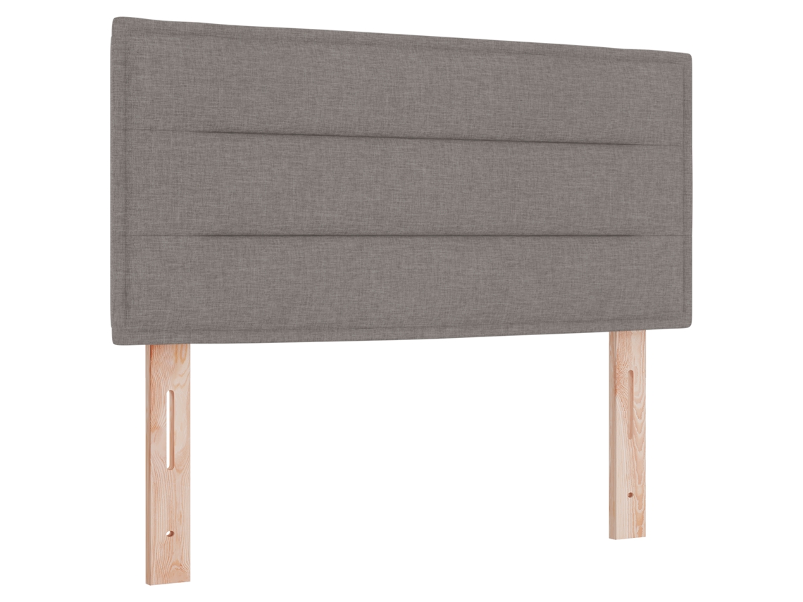Conjunto 1 Cabeceira Estofada Vidaxl Cinzento-claro Tecido (80 Cm)