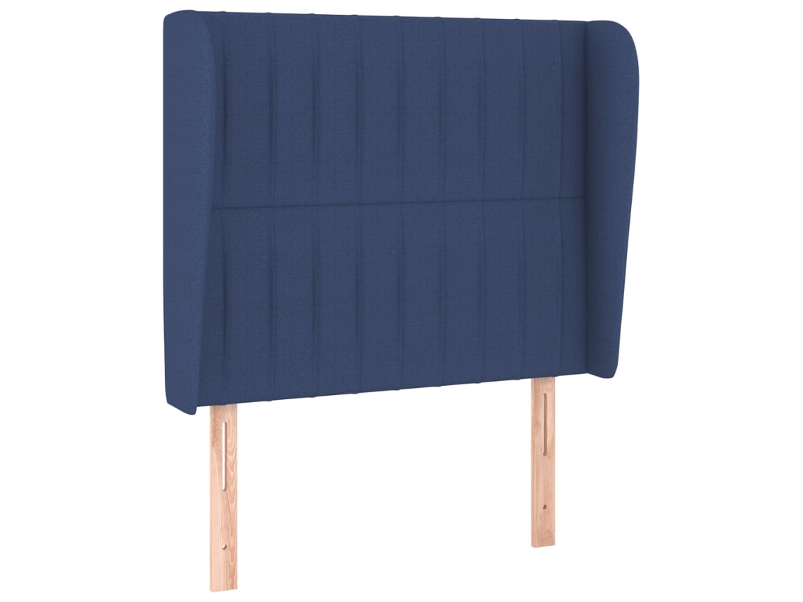 Headboard, Headboards Vidaxl Azul Tecido (103 X 23 X 118/128 Cm)
