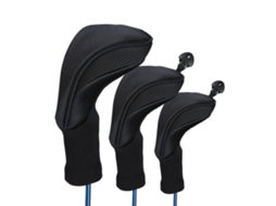 Conjunto de 3 Capas BRILVIBERA tricotadas para Driver, Fairway e Híbrido