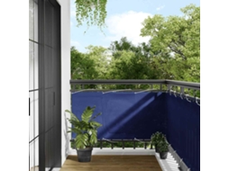Vidaxl Tela De Varanda 75x700 Cm 100% Poliéster Oxford Azul