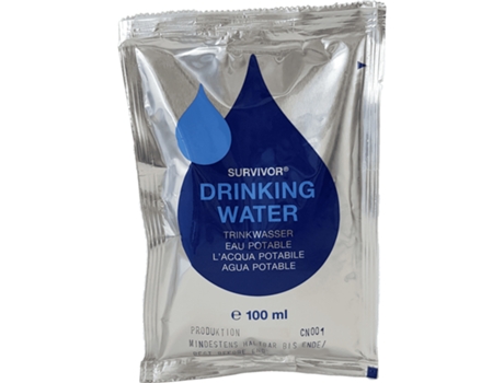 Bebida MSI SURVIVOR Drinking Water Bags (100 ml)