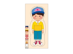 Primerox quebra cabeça de Anatomia do Corpo Humano Infantil Madeira Ferramenta Educativa Orgãos