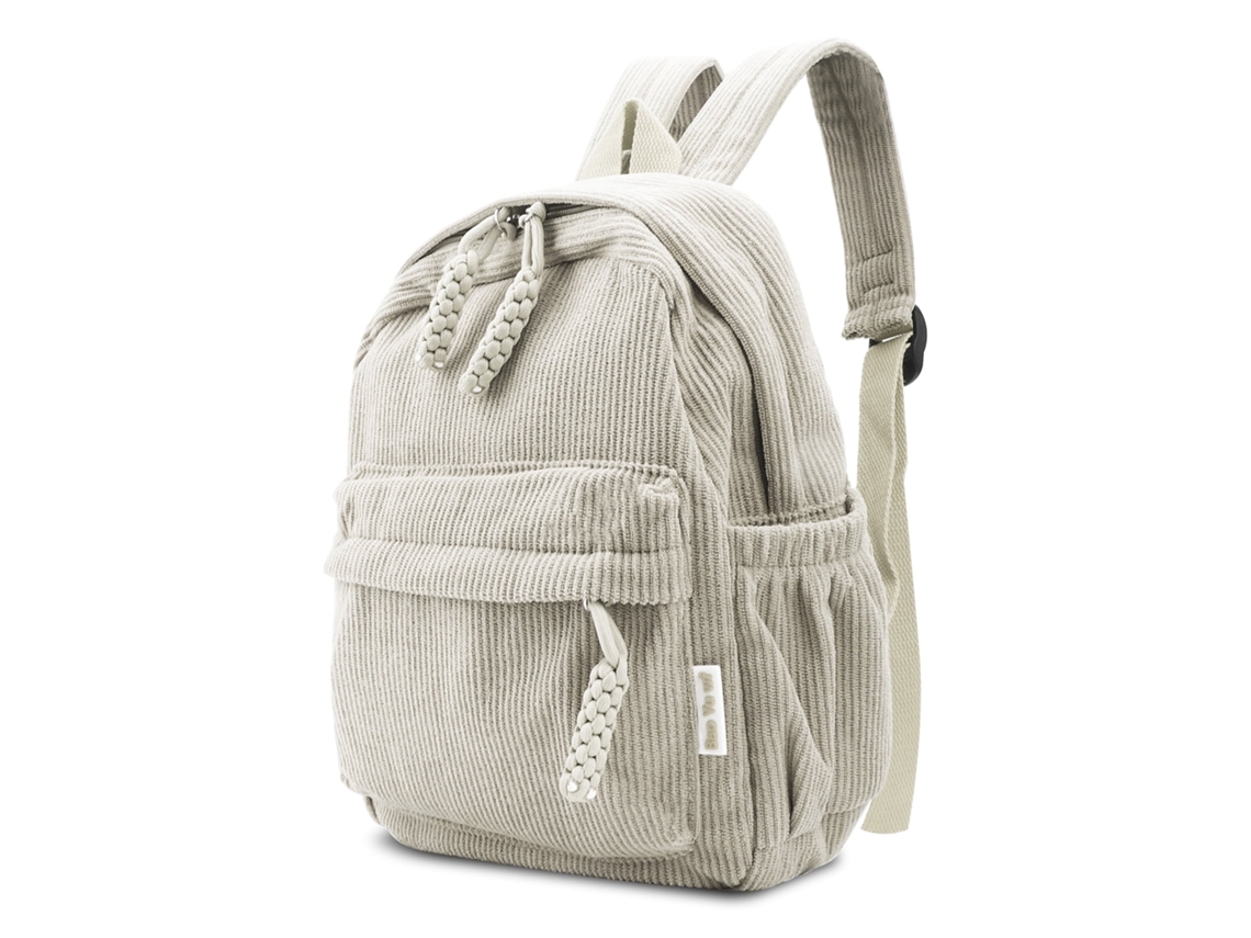 Mochila de Veludo Cotelê Pequena e Leve STELASPLEN