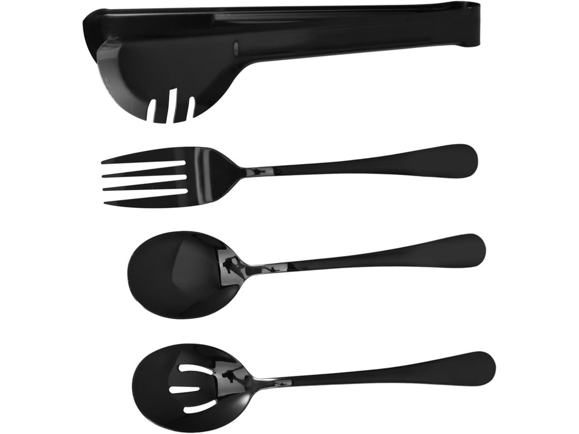 De Talheres Portáteis Em Aço Inoxidável Para Buffet E Serviço De Mesa Colher E Garfo Gokoco