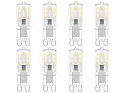 Lâmpada Led G9, Led G9 220v Branco Natural 3000k 3w Equivalente Halogênio Brilvibera