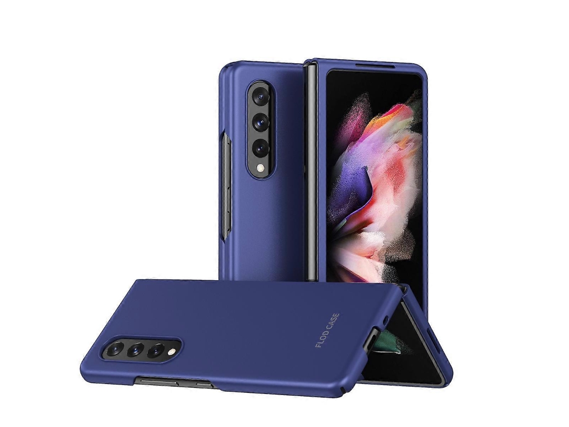 Capa Protetora Dobrável Em Policarbonato Resistente A Impactos Com Toque Suave Para Samsung Galaxy Z Fold4 5g.