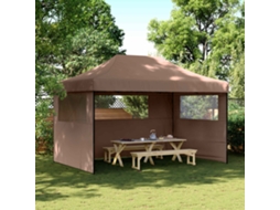 Vidaxl Tenda De Festa 292 X 440 X 315 Cm Castanho Tecido Oxford