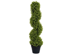 Planta Falsa de Eucalipto Espiral com Vaso Incluso para Interior e Exterior.altura 90 Cm.verde BTFORUS