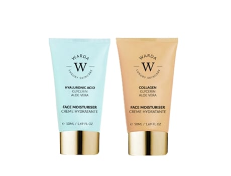 Hidratação da Pele com Ácido Hialurônico 50ml + Hidratante Skin Lifter Boost com Colágeno 50ml