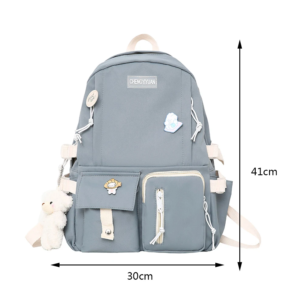 Mochila Infantil, Feminina, Juvenil, Faculdade, Nylon, Aulas, Bolsa Ombro