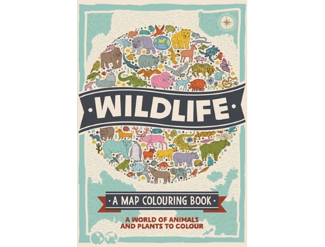 Livro Wildlife: A Map Colouring Book de Natalie Hughes (Inglês)