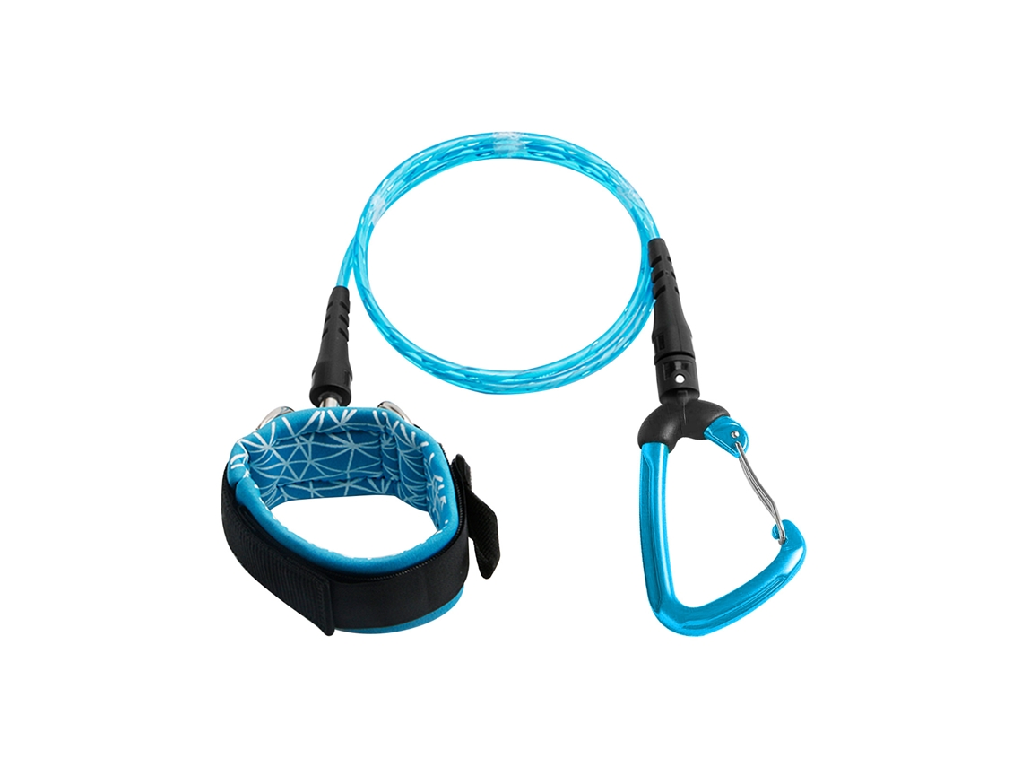 Mali corda de Segurança para Mergulho Freediving com Pulseira e Carabina para Mergulho Snorkeling Esportes Aquáticos