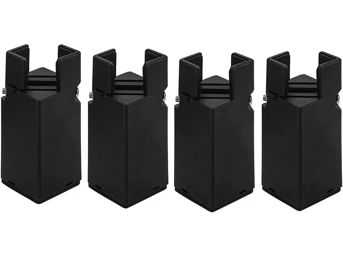 Ftvogue Conjunto de 4 Elevadores Móveis 15cm 6-Polegadas, Risers de Sofá em Plástico Resistente com Base Gotejadora