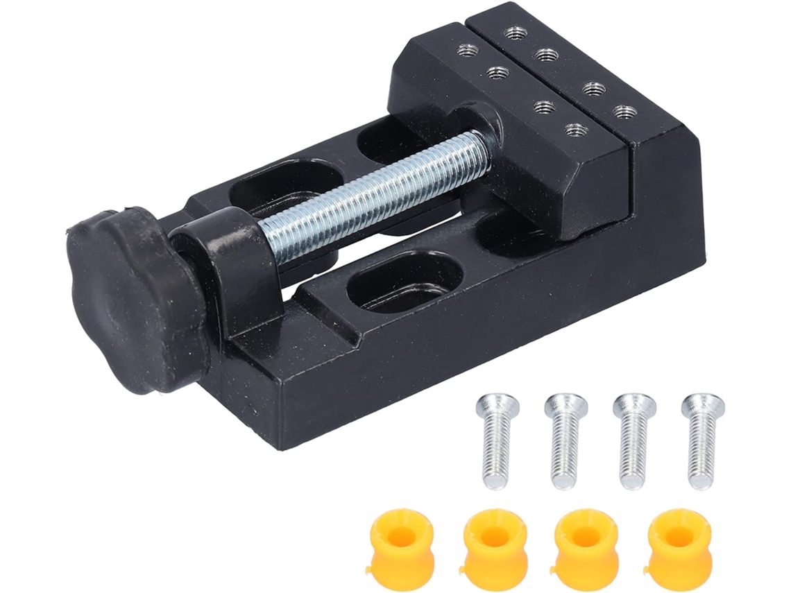 Mini Torno De Bancada Com Boa Fixação, Portátil, Compacto E