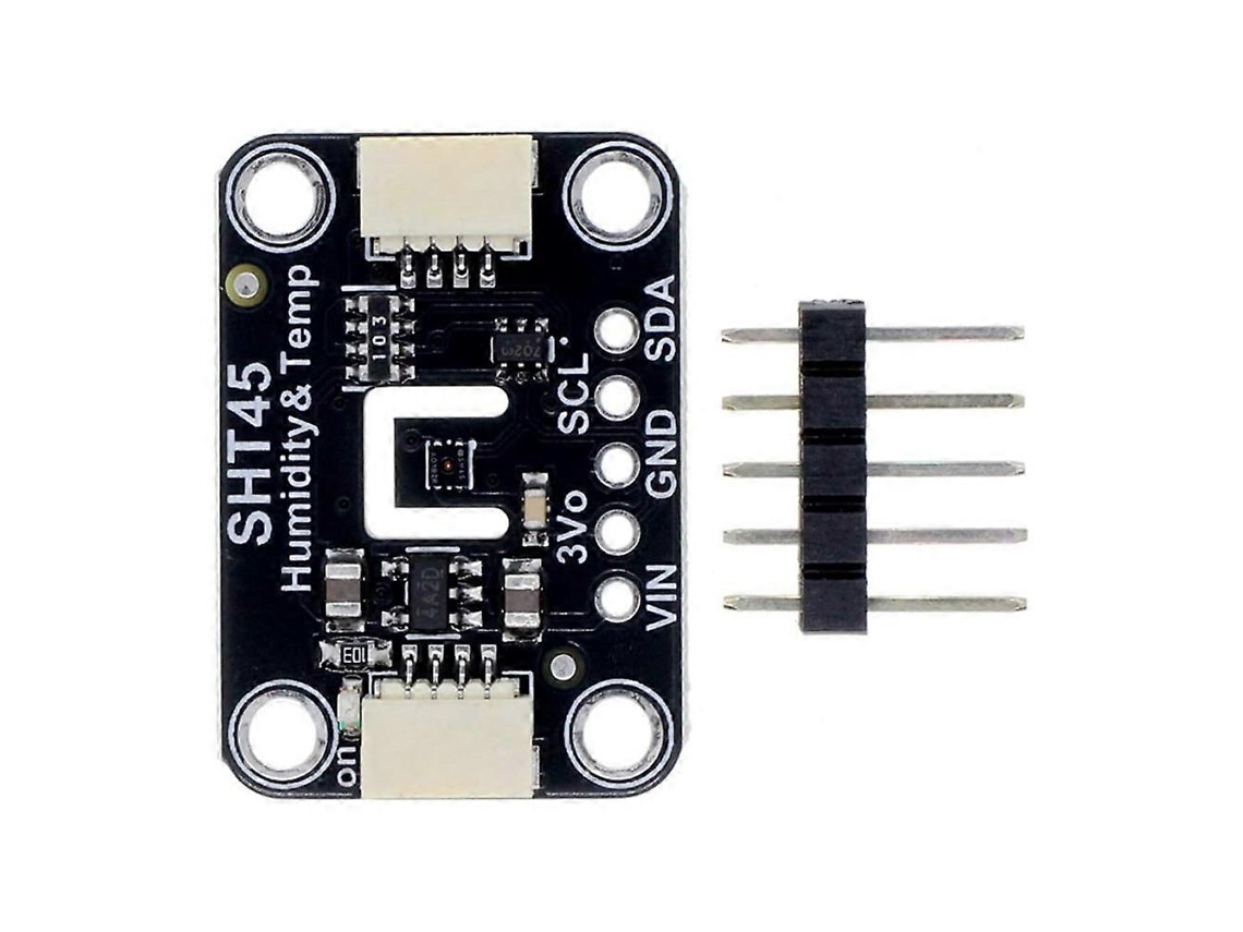Módulo De Sensor De Temperatura E Umidade Sht45, Alta Precisão, I2c, Baixa Potênciablack