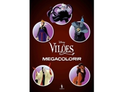 Livro Megacolorir - Vilões de Disney (Português)