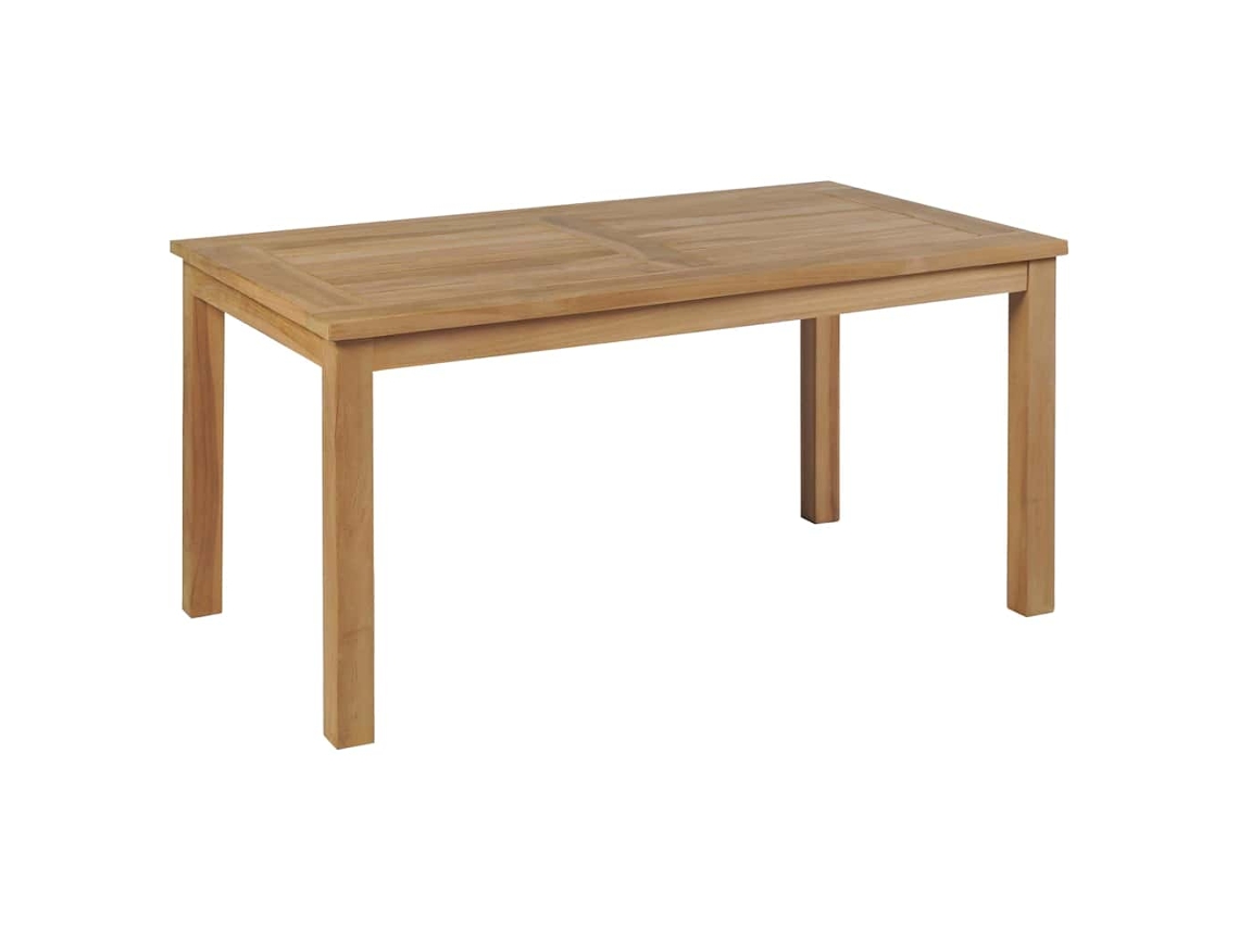 Vidaxl Mesa De Centro Em Teca 90x50x45 Cm