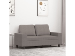 Sofá De 2 Lugares | Sofá Da Sala | Sofá De Relaxamento Tecido 120 Cm Cinzento Acastanhado Wsd117412 Lovely Home