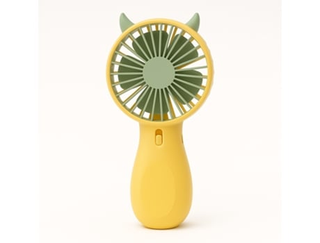 Ventoinha Portátil | Compacta, A Bateria, Usb, 2 Velocidades, Com Pega E Cabo Incluídos Diandi Sq2237 Amarelo