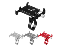 Suporte Business para Telefone de Bicicleta Ajustável Anti derrapado Alumínio 3.5 6.2 Polegadas S/MARCA