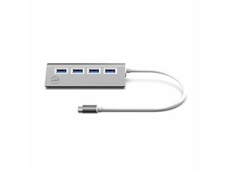 Hub MOBILITY LAB Ml311821 (4 Portas - USB - Prateado)