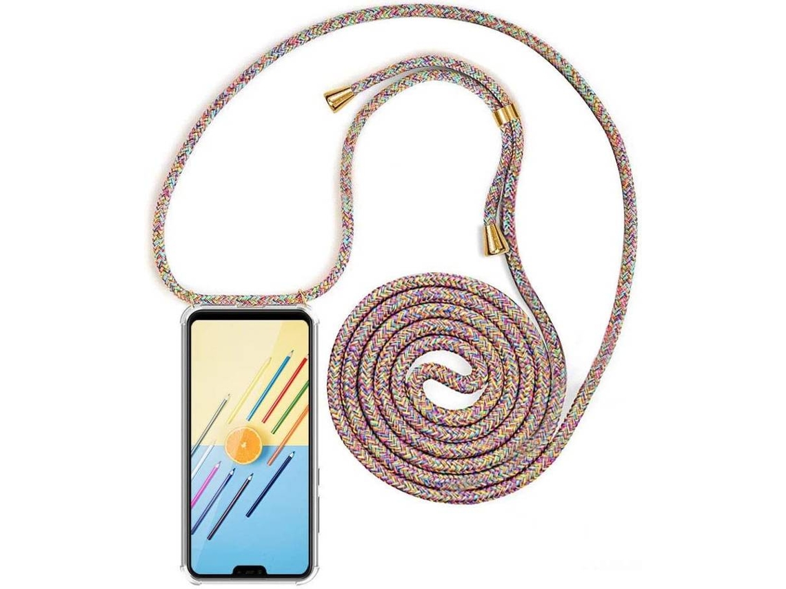 Capa Xiaomi Mi 8 Lite HONGWE. Com corda Transparente