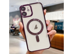 Capa Para Iphone 12 - Revestimento Eletroplástico - Tecnologia Magsafe