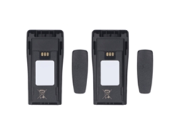 Aetheria 2 Baterias de Reposição 7.4v 2250mah para Rádio Bidirecional Cp040 Cp140 Cp150 Cp160 Cp180 com Clips de Cinto