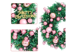 Guirlanda de Natal Artificial com Bolas e Decorações | S/MARCA