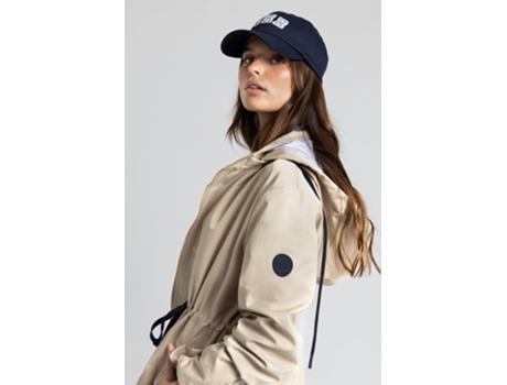 Parka de Mulher THROTTLEMAN Poliéster Bege (S)