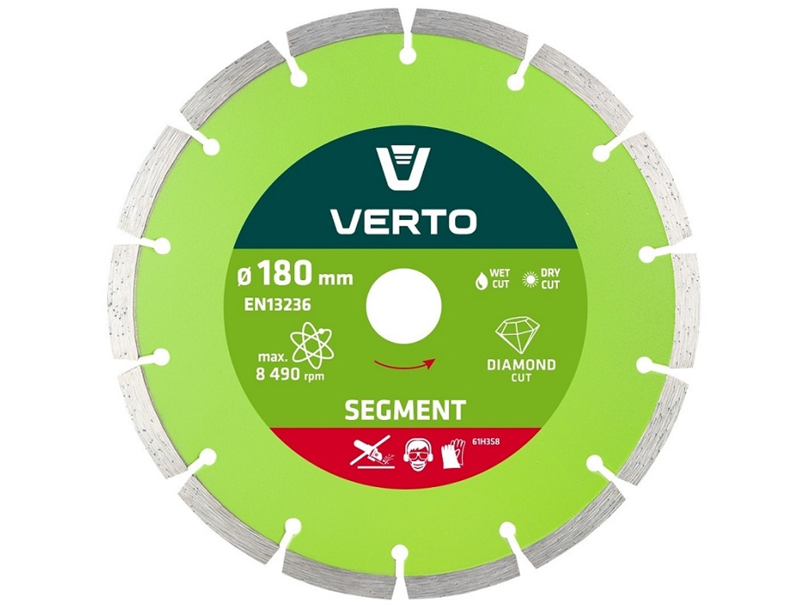Lâmina Diamantada Segmentada 180mm