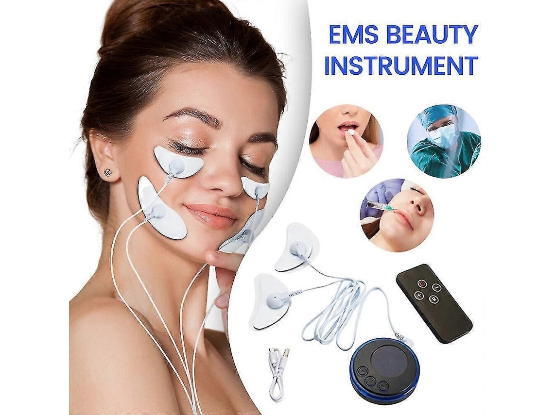 Lurelia Estimulador Muscular, Estimulador Muscular Facial E Corporal Ems, Eletrodo Para Massagem Facial E Bochechas (epb17)