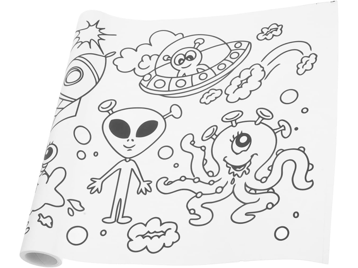 Rolo De Grafite, Rabisco, Colorir, Arte Gigante, Brinquedos De Desenho Para Crianças