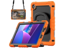 Capa De Silicone Para Tablet Compatível Com Lenovo Tab 10.1 Tb 311xu / Tab Tb311fu Com Suporte E Alça De Ombro Facpoet (2025)