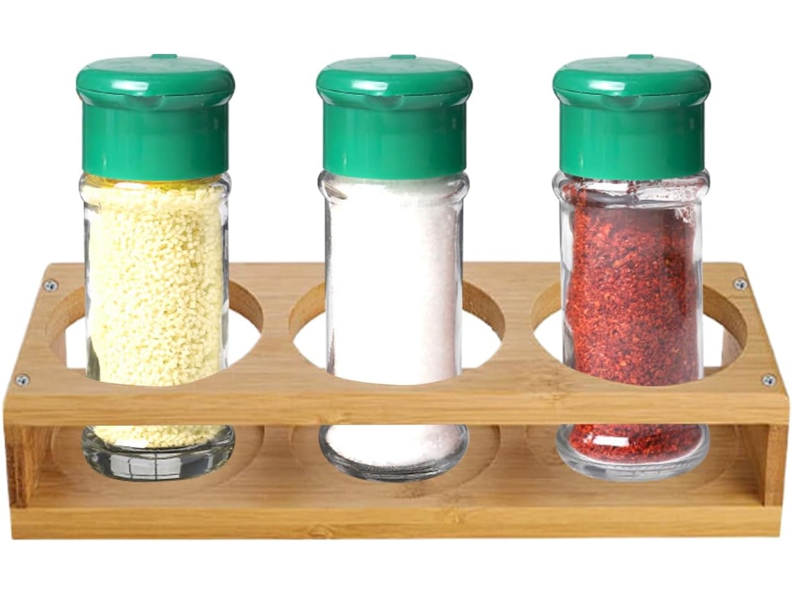 Suporte Para Copos De Shot Prateleira De Madeira Com 3 Furos Para Casa, Cozinha, Restaurante, Banc Gokoco